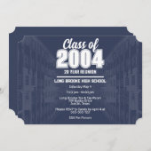 2004年クラス20年高校懇親会全体 招待状 (正面/裏面)