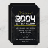 2004年クラス20年高校懇親会1イベント 招待状 (正面/裏面)