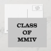 2004年クラス ポストカード (正面/裏面)