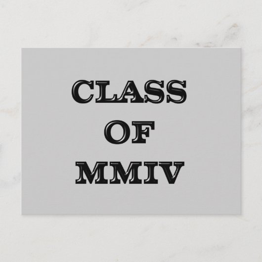 2004年クラス ポストカード (正面)