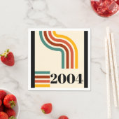 2004年レトロヴィンテージポスター マイルストーン誕生日 スタンダードカクテルナプキン (インサイチュ)