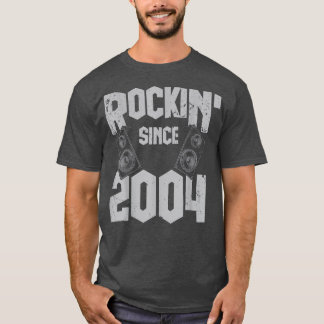 2004年以来ロックンロック音楽ファン18th Bir Tシャツ
