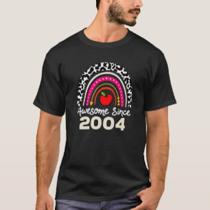 2004年素晴らし以生まれ来Leopard 18th友情18 Tシャツ