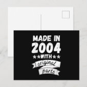 2004年製の純正部品使用 ポストカード (正面/裏面)