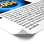 2004年選挙大統領のポスター ポスター (角)