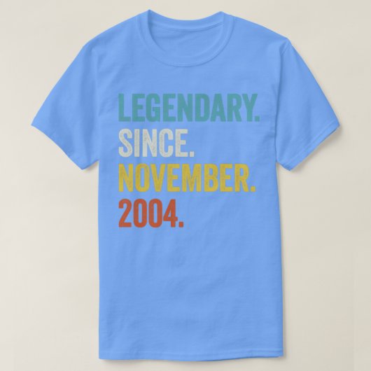 2004年11月18日Biから18歳 Tシャツ (デザイン正面)