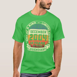 2004年12月18日誕生日贈与18年 Tシャツ