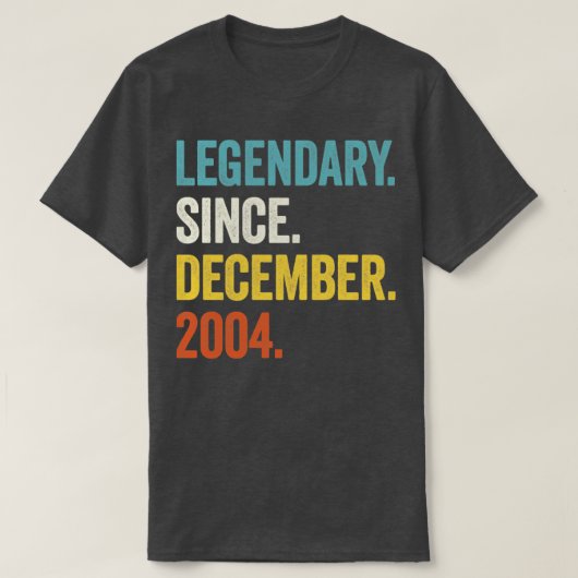 2004年12月18日Biから18歳 Tシャツ (デザイン正面)