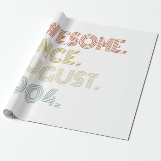 2004年17歳素晴らし以威厳がある来17誕生日 ラッピングペーパー