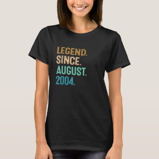 2004年18歳威厳がある誕生以来18歳 Tシャツ