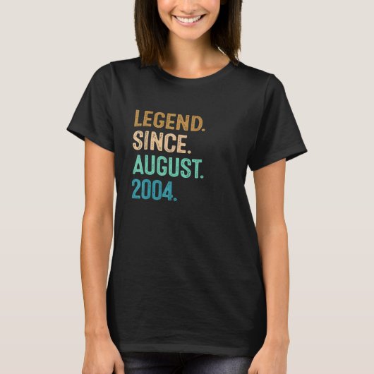 2004年18歳威厳がある誕生以来18歳 Tシャツ (正面)