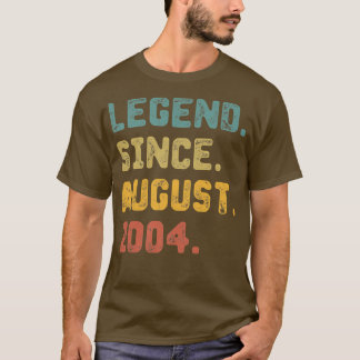 2004年18th Bir以来18歳威厳があるのギフト伝説 Tシャツ
