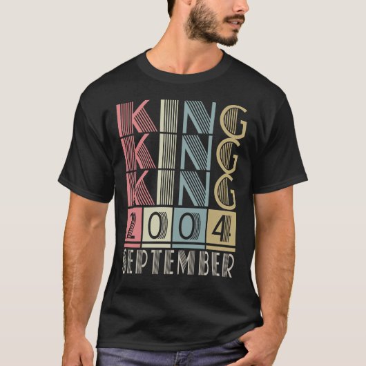 2004年9月生まれの王様 Tシャツ (正面)