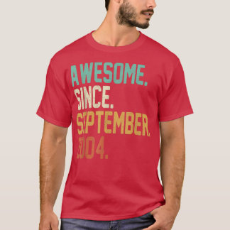 2004年9月18日素晴らし以来18歳の贈り物 Tシャツ