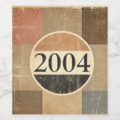 2004年：ヴィンテージ・モザイク ワインラベル (シングルラベル)