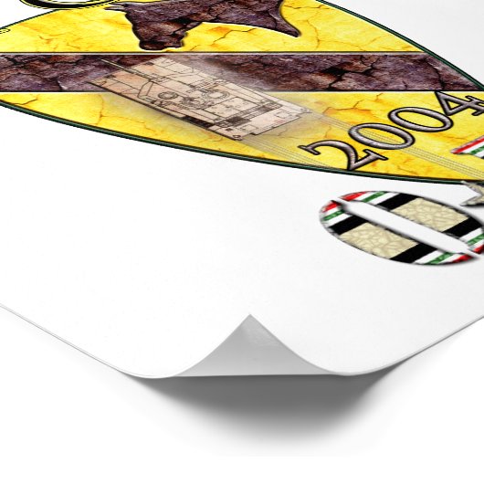 2004年OIF第1騎兵師団 ポスター (角)