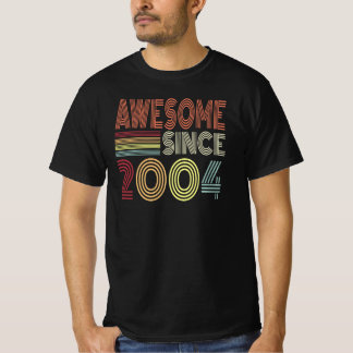 2004素晴らし年のレトロ生まれ誕生日以降 Tシャツ