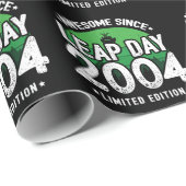 2004素晴らし年閏年日以後2月29誕生日 ラッピングペーパー (ロールコーナー)