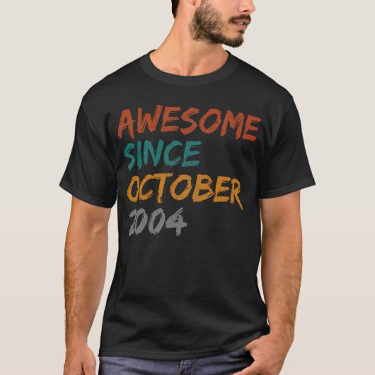 2004素晴らし年10月以降 Tシャツ (正面)