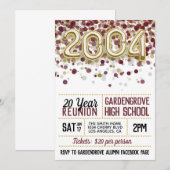 2004高等学校大学懇親会招待状 招待状 (正面/裏面)