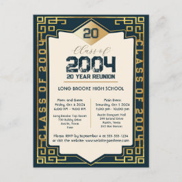 2004 エレガント 20年HS懇親会のアールデコクラス ポストカード