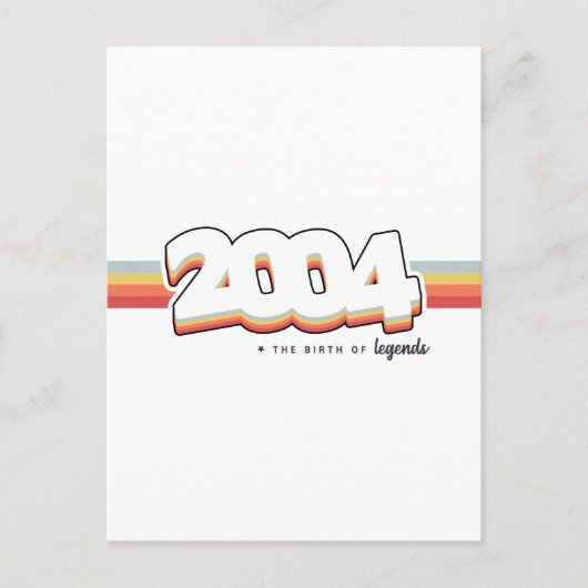 2004 伝説の誕生 ポストカード (正面)