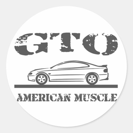 2004-06 GTOアメリカンマッスルカー ラウンドシール (正面)