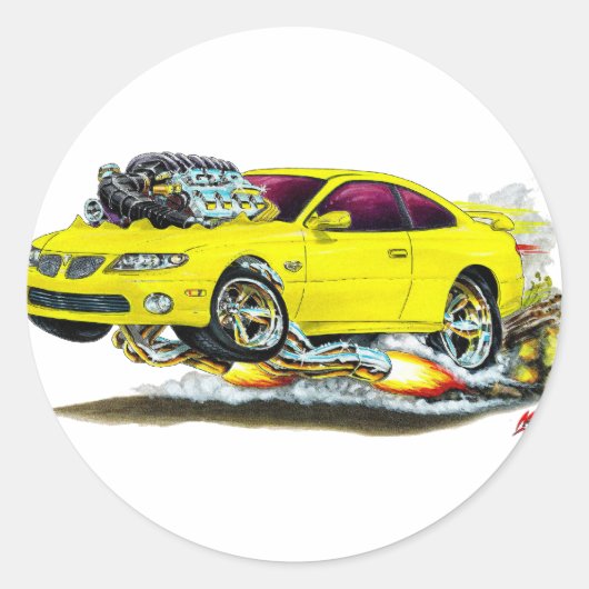 2004-06 GTOイエローカー ラウンドシール (正面)