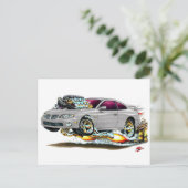 2004-06 GTO グレー カー ポストカード (スタンド正面)