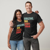2004 Amazing Dad Since 2004 Tシャツ (ユニセックス)