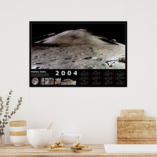 2004 Hadley Deltaカレンダー ポスター (キッチン)