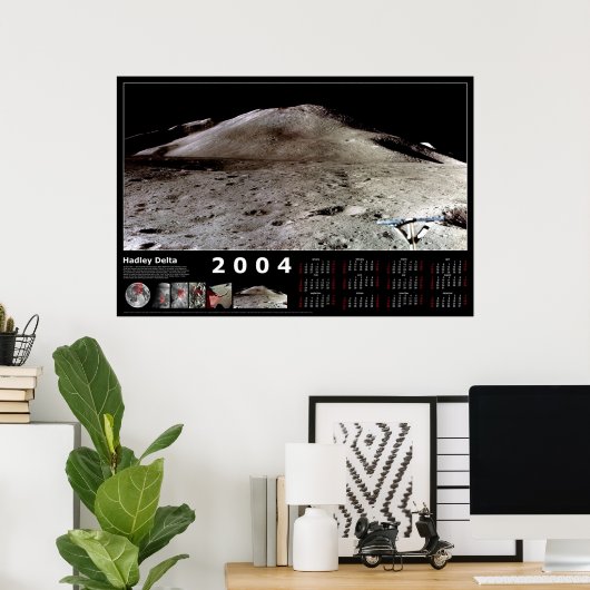 2004 Hadley Deltaカレンダー ポスター (ホームオフィス)