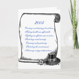 2005の休日の挨拶のためのDNCのプラットホーム シーズンカード