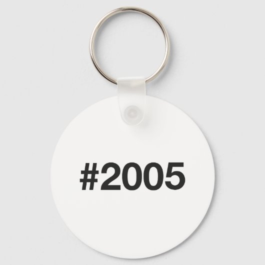 2005ハッシュタグ20誕生日記念日 キーホルダー (正面)