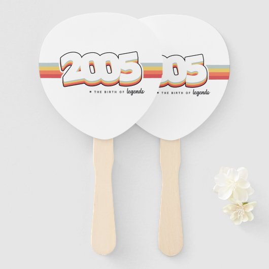 2005伝説の誕生 ハンドファン (正面&裏面)