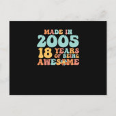 2005年に作成された最高にクールなもの 18年間も最高であり続ける ポストカード (正面)