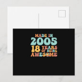 2005年に登場して18年、最高にイケてるGroovy ポストカード (正面/裏面)