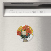 2005年のパターン(の模様が)ある菊 マグネット (インサイチュ (食洗機))