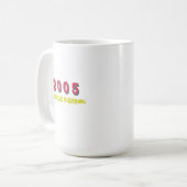 2005年の年間トップソング コーヒーマグカップ (正面左)