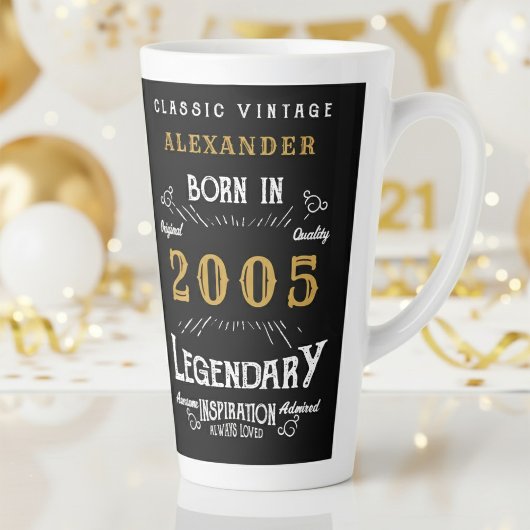 2005年レジェンダリーレトロ21歳の誕生日 カフェラテマグ