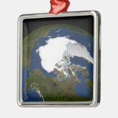 2005年北極海氷 メタルオーナメント (左)
