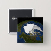 2005年北極海氷 缶バッジ (正面&裏面)