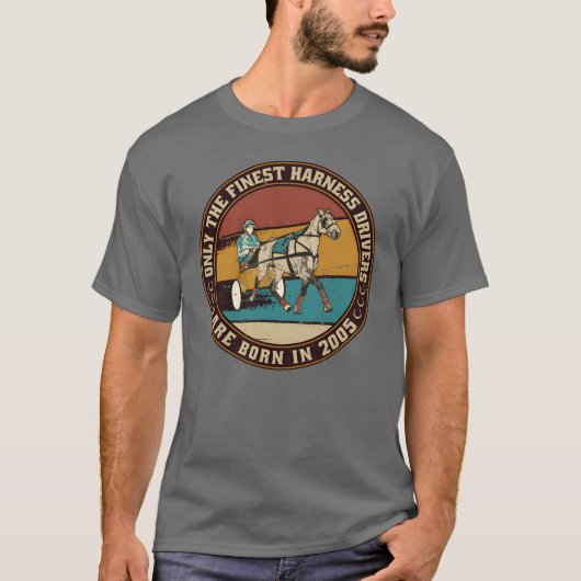 2005年生まれのHorsesrottingDrivers 誕生日 ヴィンテージ Tシャツ (正面)