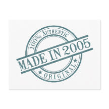 2005年誕生年次ゴム印のロゴ