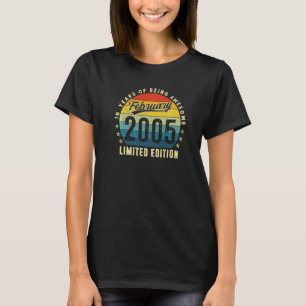 2005年2月18誕生日ギフトヴィンテージ限定 Tシャツ
