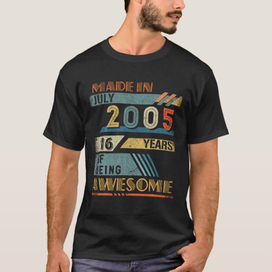 2005年7月16歳16誕生日 Tシャツ (正面)