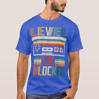 2005最高の年のロック解除レベル17誕生日ギフトVinta Tシャツ