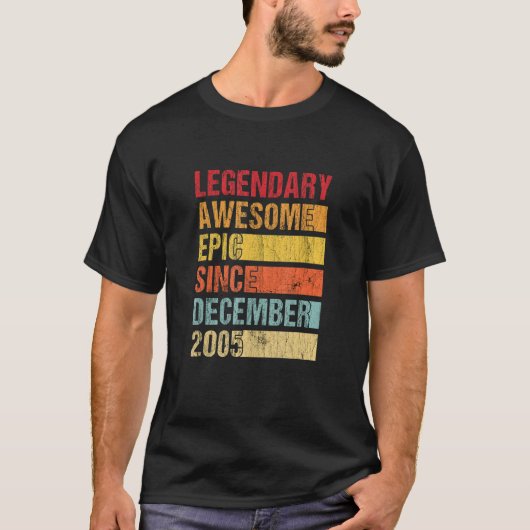 2005素晴らし年12月以来の伝説的エピック Tシャツ (正面)
