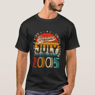 2005素晴らし年7月18日以来 Tシャツ