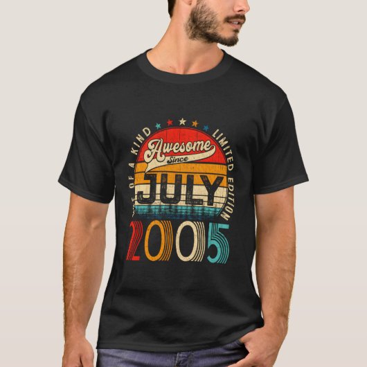 2005素晴らし年7月18日以来 Tシャツ (正面)